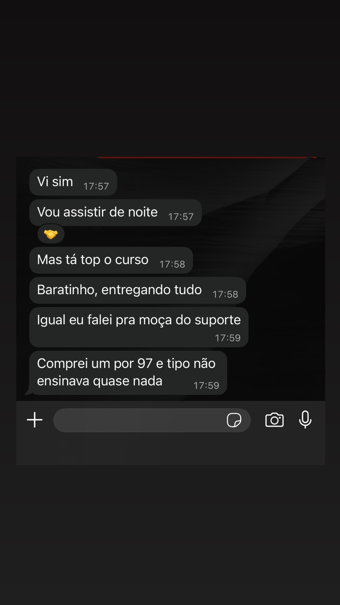 Feedback de Aluno